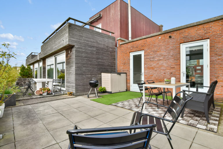 View of the beautiful veranda of the house